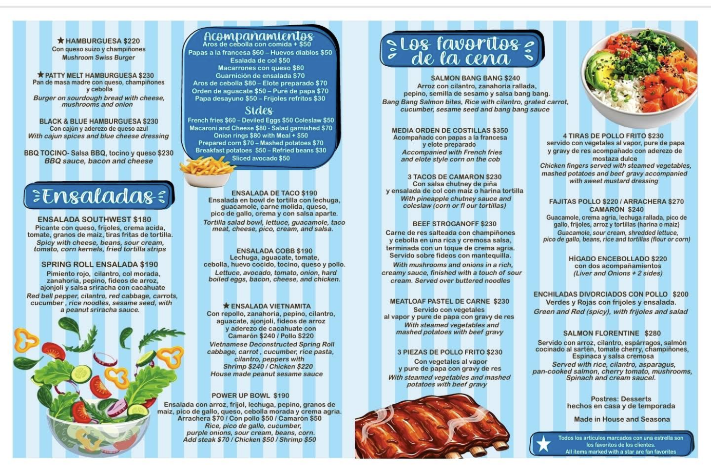 Almuerzo y Cena (2)
